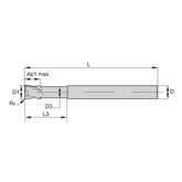 Solid Carbide End Mills • Vision Plus • Series 75N2 • Radius • Cylindrical Shank • Metric - Big-tools Industrial Supply Tools for Metal Cutting